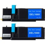 2 Pack Dell 593-11041 Cyan Compatible Toner Cartridges (769T5)