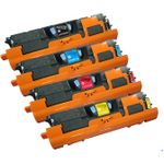 4 Pack HP 122A Remanufactured Toner Cartridges