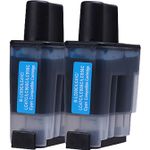 2 Pack Brother LC900C Cyan Compatible Ink Cartridges