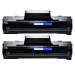 2 Pack HP 106A Black Compatible Toner Cartridge (W1106A)