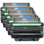 5 Pack Samsung MLT-D203L Black Compatible High-Yield Toner Cartridges