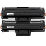 2 Pack Samsung MLT-D111L Black Compatible High-Yield Toner Cartridges