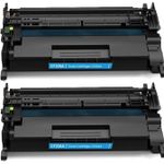 2 Pack HP 26A Black Compatible Toner Cartridge (CF226A)