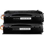 2 Pack HP 49X Black Compatible High-Yield Toner Cartridge (Q5949X)