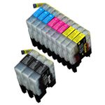 12 Pack Brother LC1240 Compatible High-Yield Ink Cartridges (Replaces LC1220)