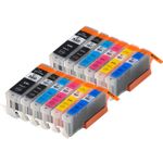 12 Pack Canon PGI-580XXL & CLI-581XXL Compatible Super High-Yield Ink Cartridges