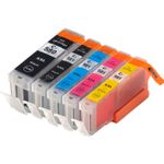 5 Pack Canon PGI-580XXL & CLI-581XXL Compatible Super High-Yield Ink Cartridges