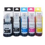 5 Pack Compatible Epson 105 / Epson 106 Printer Ecotank Ink Cartridges