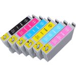 6 Pack Epson T0807 Compatible Ink Cartridges