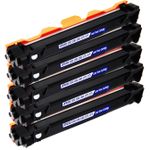 5 Pack Brother TN1050 Black Compatible Toner Cartridge