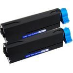 2 Pack Oki 44574702 Compatible Standard Toner Cartridges