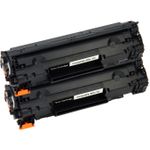 2 Pack Canon 712 Black Compatible Toner Cartridges