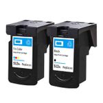 2 Pack Canon PG-512 / CLI-513 Remanufactured Ink Cartridges