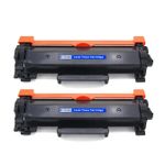 2 Pack Brother TN2420 Black Compatible High-Yield Toner Cartridges