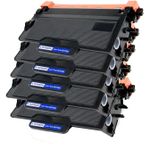 5 Pack Brother TN3480 Black Compatible High-Yield Toner Cartridge