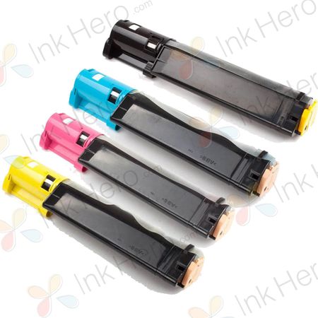 4 Pack Dell 3010cn Compatible Toner Cartridges