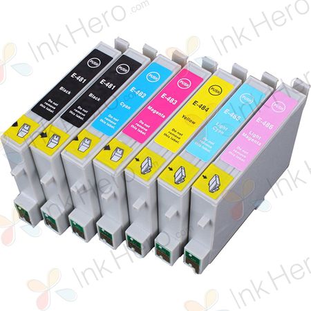 7 Pack Epson T0487 Compatible Ink Cartridges