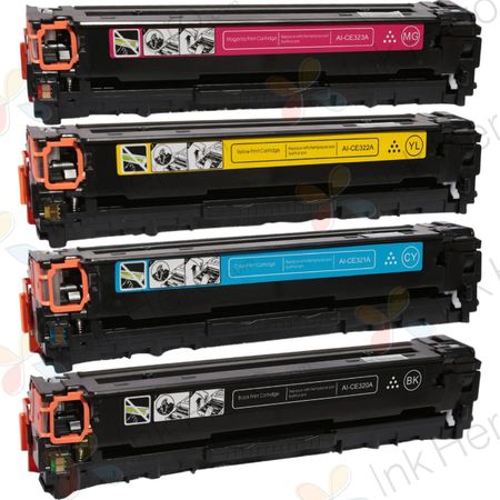 4 Pack HP 128A Compatible Laser Toner Cartridges