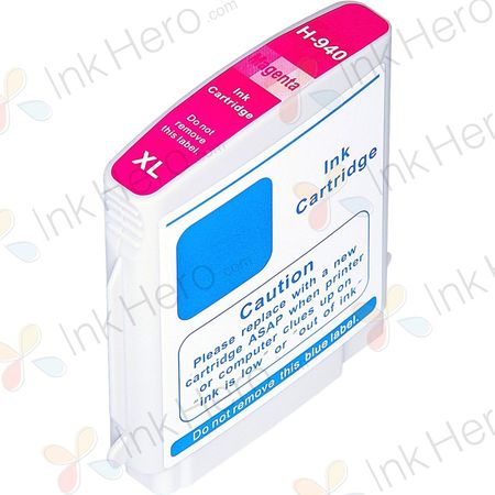 HP 940XL Magenta High-Yield Remanufactured Ink Cartridge (C4904AE)