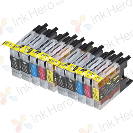 10 Pack Brother LC1280 Compatible Extra High-Yield Ink Cartridges