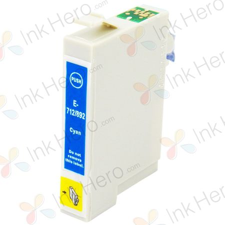 Compatible T0712 Cyan Ink Cartridge for Epson Printers