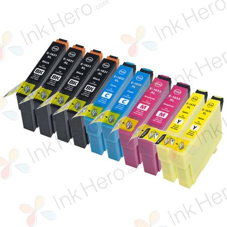 10 Pack Compatible Epson 16XL XXL High Yield Printer Ink Cartridges