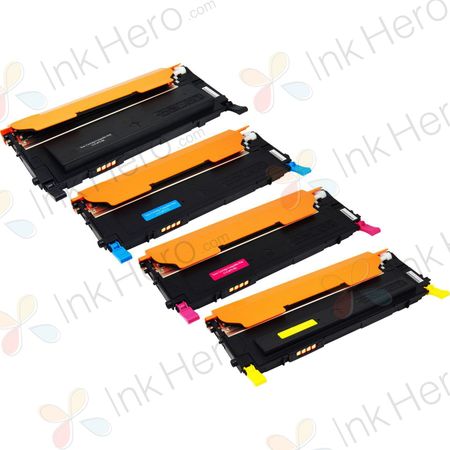 4 Pack Samsung CLT-407S Compatible Toner Cartridges