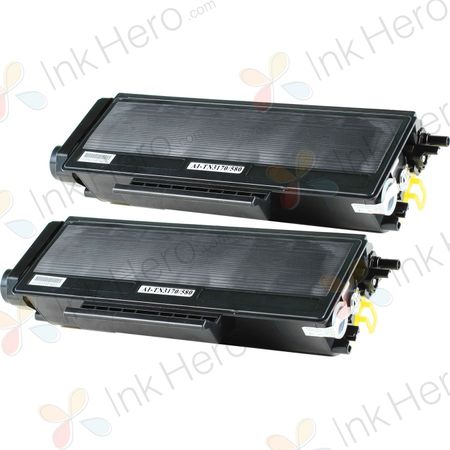 2 Pack Brother TN3170 Black Compatible High-Yield Toner Cartridge (Replaces TN3130)