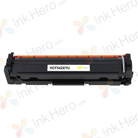 HP 203X Yellow Compatible High-Yield Toner Cartridge (CF542X)