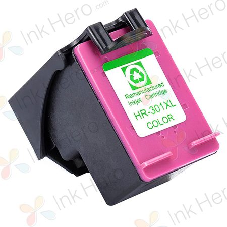 HP 301XL Tri-Color High Yield Remanufactured Ink Cartridge (CH564EE)