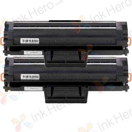 2 Pack Samsung MLT-D111L Black Compatible High-Yield Toner Cartridges