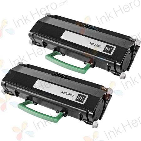 2 Pack Dell 593-10335 High-Yield Black Compatible Toner Cartridges (PK941)