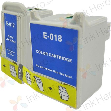 2 Pack Epson T017 / T018 Compatible Ink Cartridges