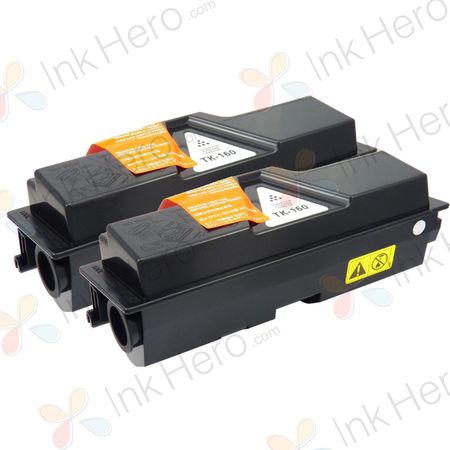 2 Pack Kyocera TK-160 Compatible Standard Toner Cartridges