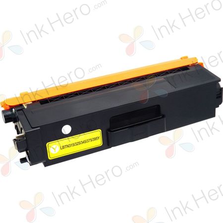 Brother TN325Y High-Yield Yellow Compatible Toner Cartridge (Replaces TN320Y)