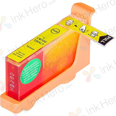 Lexmark 100XL Yellow Remanufactured High-Yield Ink Cartridge (14N1071E)