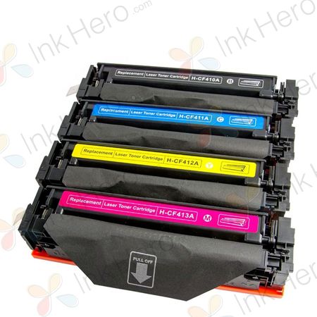 4 Pack HP 410A Compatible Toner Cartridges