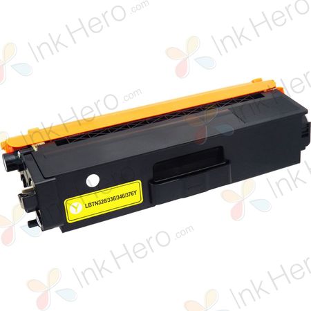 Brother TN326Y Yellow Compatible High-Yield Toner Cartridge (Replaces TN321Y)