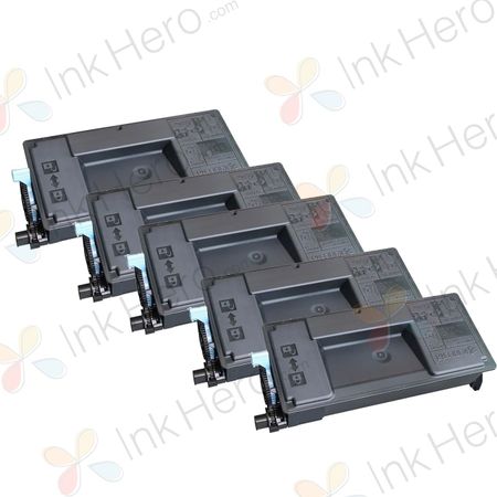 5 Pack Kyocera TK-3160 Compatible Standard Toner Cartridges