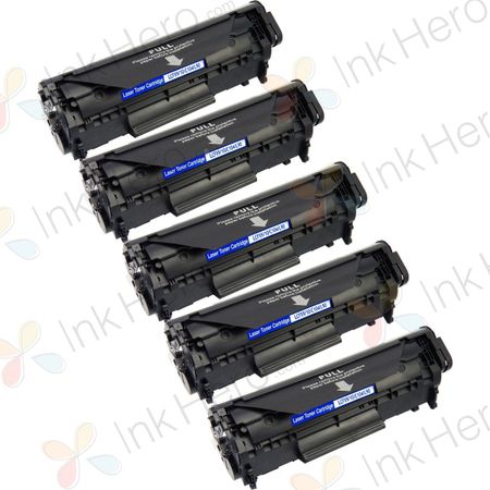 5 Pack Canon FX-10 Black Compatible Toner Cartridges (0263B002AA)