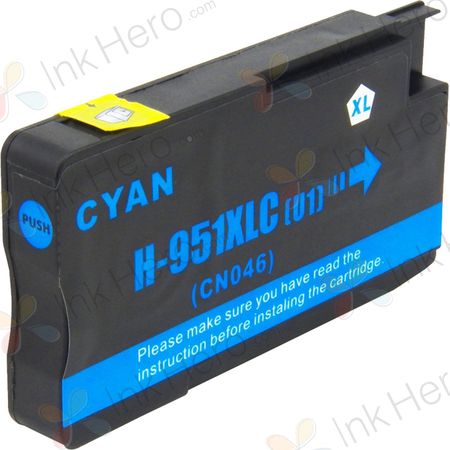 HP 951XL Cyan High-Yield Compatible Ink Cartridge (CN046AE)