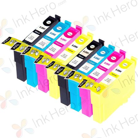 8 Pack Epson 29XL Compatible High Yield Ink Cartridges