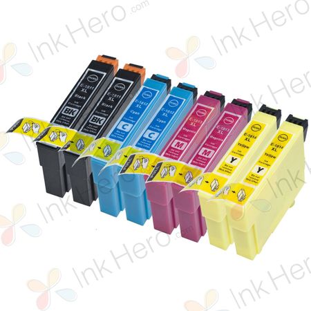 8 Pack Compatible Epson 18XL XXL High Yield Printer Ink Cartridges