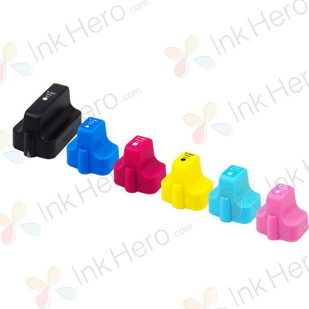 6 Pack HP 363 XL High Yield Compatible Ink Cartridges