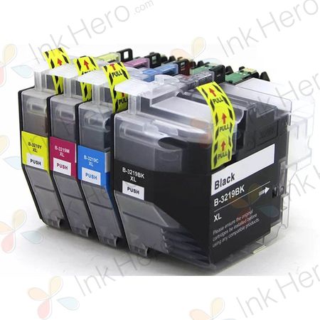 4 Pack Brother LC3219 Compatible Super High-Yield Ink Cartridges