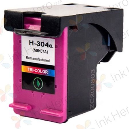 HP 304XL Tri-Color High Yield Remanufactured Ink Cartridge (N9K07AE)