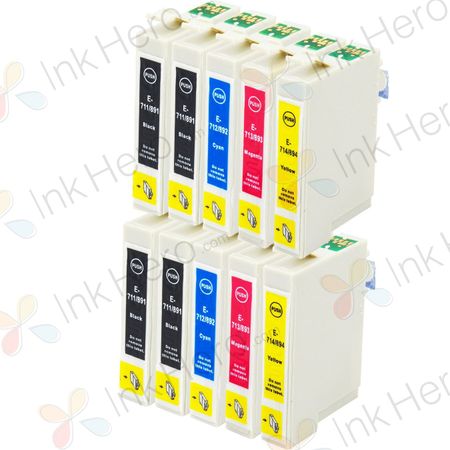 10 Pack Epson T0715 Compatible Ink Cartridges