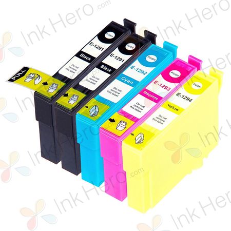 5 Pack Epson T1295 Compatible Ink Cartridges