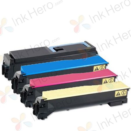 Kyocera 4 Pack TK-540 Remanufactured Toner Cartridges