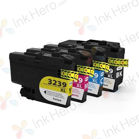 4 Pack Brother LC3239 Ultra High-Yield Compatible Ink Cartridges